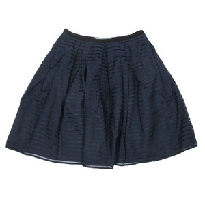  ef-de ef-de border flair skirt Short 9 navy /3*A10 lady's 