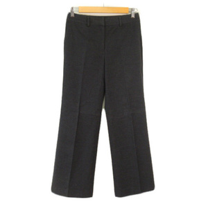  Scapa SCAPA pants flair stretch cotton 36 black black lady's 