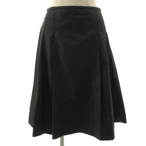  Natural Beauty NATURAL BEAUTY skirt fre attack midi height made in Japan half lustre gray series 38 lady's 