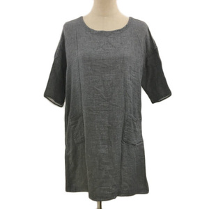 Studio Clip Studio Clip One Piece Tunic I Line Mini Solid Eleve Drineve Grey Ladies