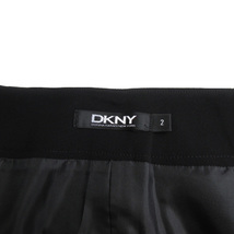 ダナキャランニューヨーク DKNY スカート タイト スリット 2 国内正規 黒 ブラック レディース_画像3