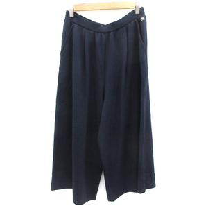  Arnold Palmer Arnold Palmer gaucho pants wide pants 7 minute height Logo embroidery 3 navy navy blue /YM7 lady's 