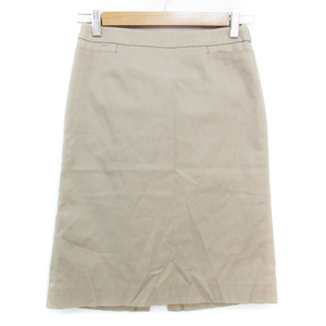  Proportion Body Dressing PROPORTION BODY DRESSING tight skirt knee height slit plain 2 beige /FF40 lady's 