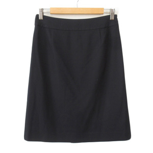  Natural Beauty Basic NATURAL BEAUTY BASIC skirt tight slit stretch M navy blue navy lady's 