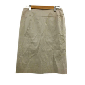  Natural Beauty Basic NATURAL BEAUTY BASIC skirt tight knees height plain M beige lady's 