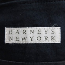 バーニーズニューヨーク BARNEYS NEW YORK スカート タイト ひざ丈 バックファスナー 薄手 コットン 無地 36 紺 ボトムス レディース_画像7