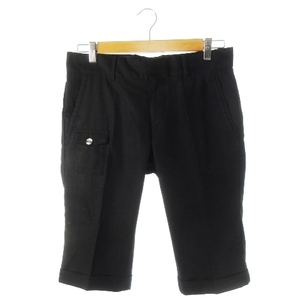 e- Be X abx pants half Short slacks . return manishu2 black black /CK9 * lady's 