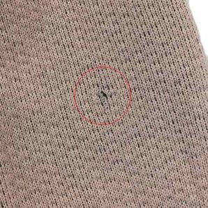 エル ELLE セーター ニット プルオーバー クルーネック ジャガード 長袖 38 グレー ピンク レディースの画像6