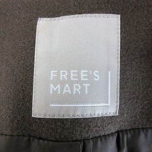 フリーズマート Free's Mart コート チェスター 長袖 フード ロング 厚手 無地 S グレー アウター /MO レディース_画像7