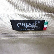 カパフ capaf ラタン かごバッグ 巾着 オフホワイト イタリア製 レディース_画像3