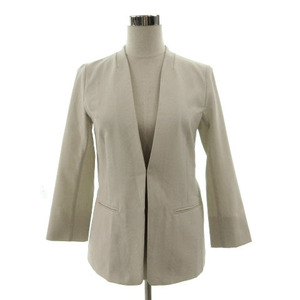  Natural Beauty Basic NATURAL BEAUTY BASIC jacket outer no color simple beige M lady's 