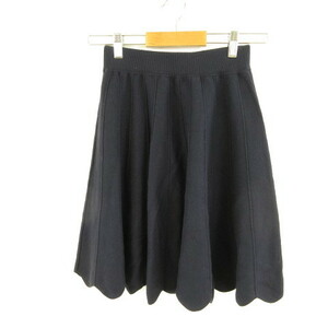  Banner Barrett Banner Barrett skirt Mini flair navy blue 38 *T5 lady's 