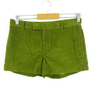  A.P.C. A.P.C. short pants corduroy khaki green S *E474 lady's 