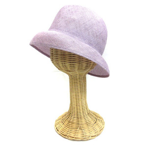  unused goods mame black go chiMame Kurogouchilinen top Crown cloche hat 56cm purple MM22SS-AC310 lady's 