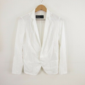 ヌードマサヒコマルヤマ NUDE:MASAHIKO MARUYAMA ジャケット 長袖 薄手 オフホワイト 白 40 *T444 メンズ