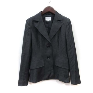  Melrose MELROSE tailored jacket total lining wool 2 black black /YI lady's 