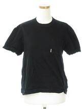 ポールスミス PAUL SMITH Tシャツ カットソー 半袖 F フリー 黒 ブラック /fy レディース_画像1