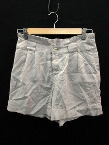  L ELLE pants Short short bread 36 gray /AH38 lady's 