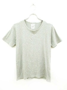 アーバンリサーチ ドアーズ URBAN RESEARCH DOORS カットソー Tシャツ 半袖 無地 コットン 38 グレー