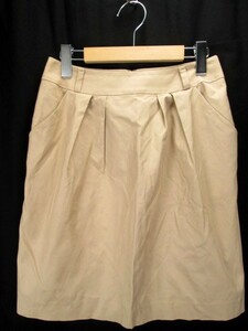  Ballsey BALLSEY Tomorrowland skirt tight tuck 38 beige lady's 