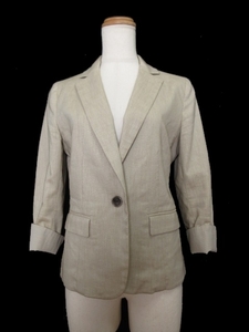 lapis Luce pa- Beams LAPIS LUCE PER BEAMS tailored jacket 38 beige /ft lady's 