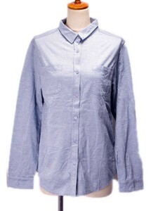 Lacoste Lacoste рубашка хлопок 38 домашние голубые дамы