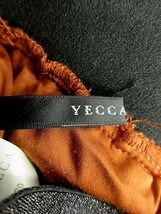 イェッカヴェッカ YECCA VECCA スカート 台形 ひざ丈 F 茶色 ブラウン 黒 ブラック /YK32 レディース_画像3