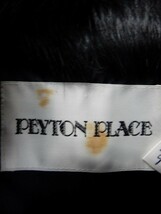 ペイトンプレイス PEYTON PLACE コート アウター スタンドカラー ベルト アンゴラ ポケット M ブラック /ST32 レディース_画像3