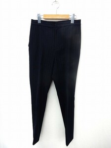 アーバンリサーチ URBAN RESEARCH パンツ スラックス ストライプ テーパード ポケット 36 ネイビー 紺 /ST10 レディース