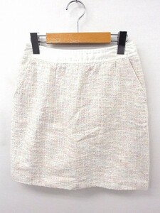  Jill Stuart JILL STUART skirt pcs shape Minya me. Zip S white /FT3 lady's 