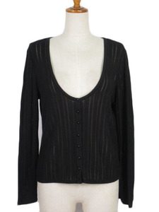 Lelian Leilian Cardigan вязание U nece Oakushi Kotton 11 Black Ladies