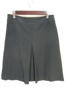  L planet ELLE PLANETE beautiful goods center pleated skirt pcs shape Short dot style 38 charcoal lady's 