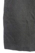 エフデ ef-de スカート ひざ丈 台形 タック スリット ウール 9 黒 ブラック /M2N37 レディース_画像6