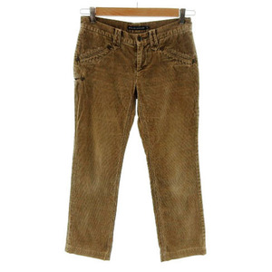  Ralph Lauren RALPH LAUREN pants corduroy switch . brown group Brown beige oak 9 lady's 