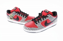 シュプリーム SUPREME ×NIKE ナイキ DUNK LOW PREMIUM SB SUPREME ダンク ロー 313170-600 28.5 レッド セメント ☆AA★ 210621/106_画像1