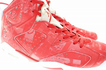 未使用品 ナイキ NIKE AIR JORDAN 6 RETRO X SLAM DUNK 2014 30cm 717302-600 スラムダンク コラボ エアジョーダン レトロ バーシティ レッ_画像6