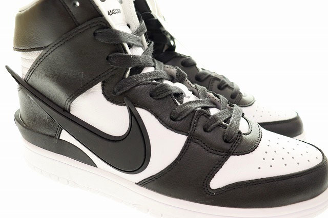 未使用品 ナイキ NIKE DUNK HI AMBUSH BLACK WHITE 2020 26.5cm CU7544