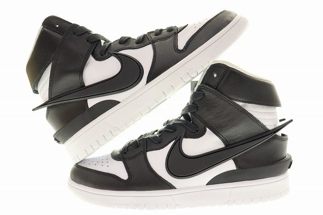 未使用品 ナイキ NIKE DUNK HI AMBUSH BLACK WHITE 2020 26.5cm CU7544