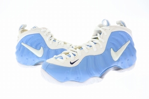 ナイキ NIKE AIR FOAMPOSITE PRO University Blue 2003 エア フォームポジット プロ ユニバーシティ ブルー 624041-411 28 白 水色 ブラン