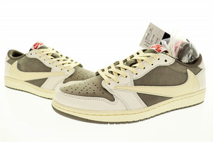 未使用品 ナイキ NIKE AIR JORDAN 1 LOW OG SP TRAVIS SCOTT REVERSE MOCHA 2022 29cm DM7866-162 トラヴィス スコット コラボ エア ジョー