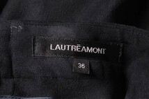 ロートレアモン LAUTREAMONT 17AW マスカレード フェイクスエード ワイド クロップド パンツ /mm0408 レディース 【ベ_画像5