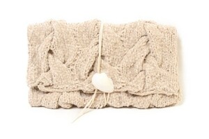 biyondo The leaf knitted clutch bag /au0523 lady's 