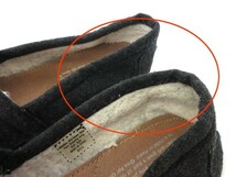 トムス TOMS シューズ エスパドリーユ スリッポン ウール W5 グレー /hn1208 レディース_画像7