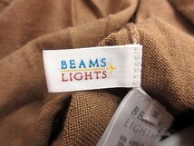 ビームスライツ BEAMS Lights ボレロ カーディガン ニット リブ 長袖 38 茶 /SN35 ● ■AC レディース_画像4