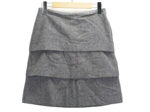  Proportion Body Dressing PROPORTION BODY DRESSING skirt tia-do wool 2 gray lady's 