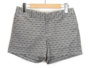 バナナリパブリック BANANA REPUBLIC HAMPTON SHORT ショートパンツ ジャガード 2 黒 ブラック レディース