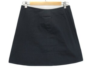  Fendi FENDI skirt pcs shape stretch tsu il cotton 40 domestic regular navy blue navy lady's 