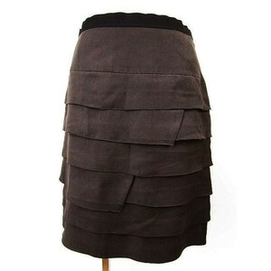 Инд -инед юбка плотная длина колена уровня 9 коричневые чайные дамы