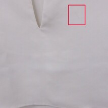 ザラ ベーシック ZARA BASIC シャツ ブラウス ティアード オープンフロントネック 半袖 無地 XS ホワイト 白 /FT9 レディース_画像4