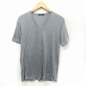  Guild prime GUILD PRIME cut and sewn T-shirt short sleeves V neck plain simple 2 gray /ST35 lady's 